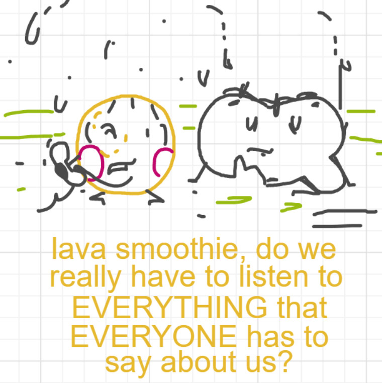 A panel from I've Been Everywhere, Man, episode nine of the Board Boards object show by Furretwalk/WalkingFurret.